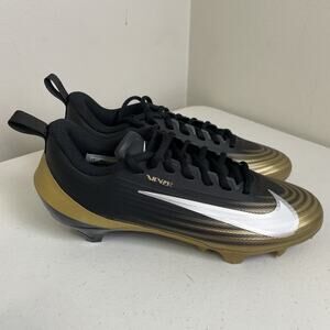 Nike Men Size 7.5 Soccer Cleats Black Gold New Open Box FB3303-003 Vapor Speed 3